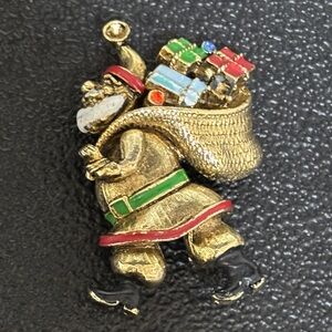 Vintage Christmas Brooch Pin Signed ART Arthur Pepper